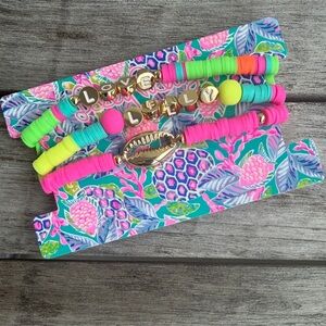 Lilly Pulitzer Neon Beaded Bracelet Set
